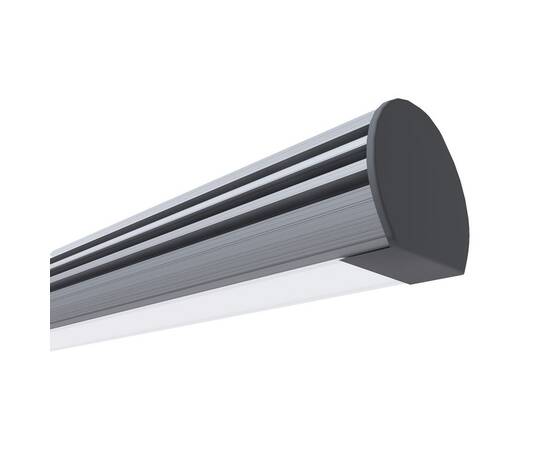 Профиль круглый универсальный Apeyron ширина ленты до 10мм (рассеиватель, заглушки - 2шт) 08-18, изображение 3