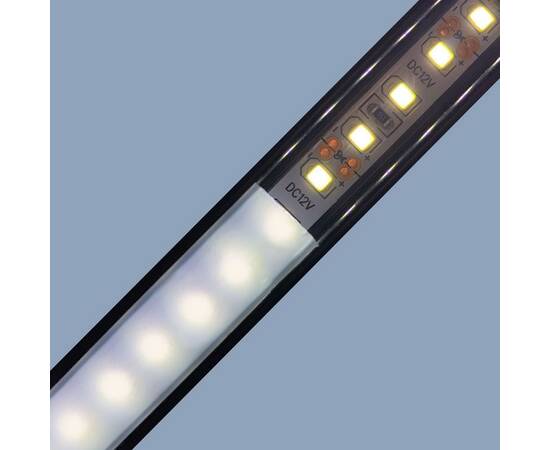 Профиль угловой накладной Apeyron ширина ленты до 10мм 08-07-01Ч, изображение 2