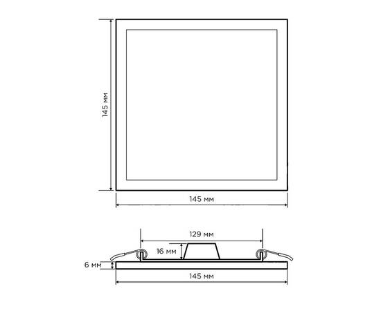 Встраиваемая светодиодная панель Apeyron 06-30, изображение 4