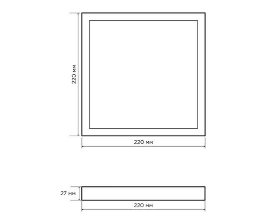 Накладная светодиодная панель Apeyron 06-69, изображение 4