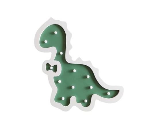 Светодиодный ночник Apeyron Динозавр теплый белый 2хААА МДФ 12-172