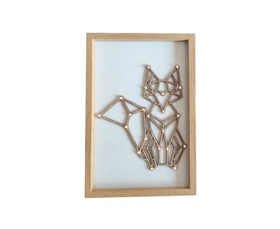 Светодиодный ночник Apeyron Лиса теплый белый 2хАА МДФ 12-179