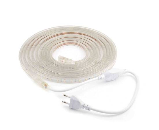 Комплект светодиодной ленты Apeyron 220В 4,8Вт/м smd3528/2835 60д/м IP65 300Лм/м 5м 3000К (сетевой ш