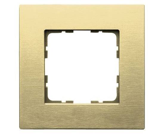 Рамка Jasmart G-Metal шампань 1-постовая G1001AG
