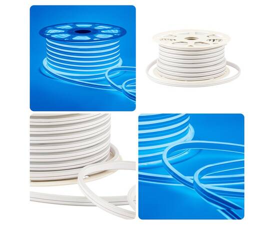 Светодиодный двусторонний неон Apeyron Стандарт 220В 2835 6Вт/м синий 50м IP65 17-24, изображение 8