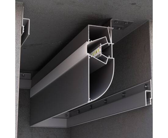 Алюминиевый профиль для натяжного потолка Apeyron 08-58