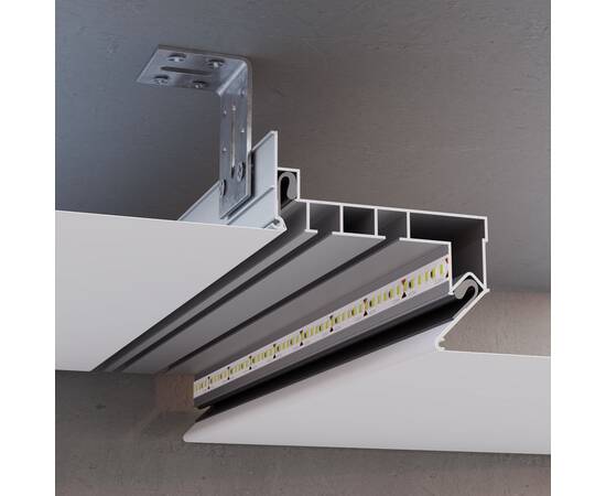 Алюминиевый профиль для натяжного потолка Apeyron 08-59, изображение 4