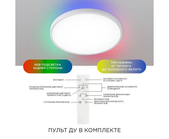 Настенно-потолочный светильник Apeyron Spin 18-140, изображение 4