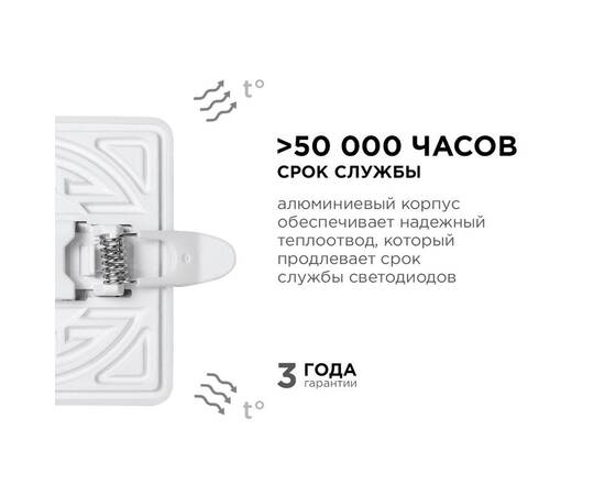 Встраиваемая светодиодная панель Apeyron FLP 06-113, изображение 2