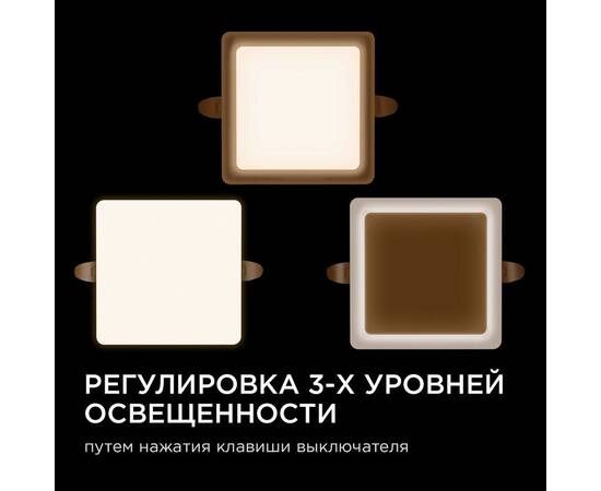 Встраиваемая светодиодная панель Apeyron FLP 06-114, изображение 8
