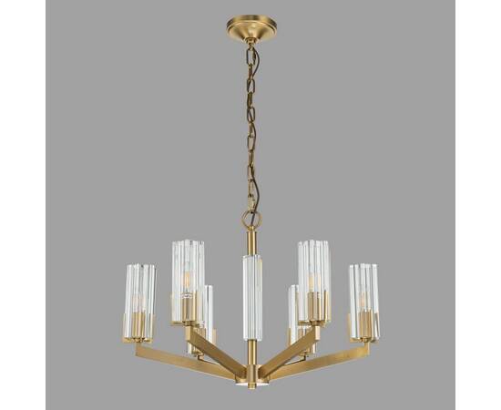 Подвесная люстра Belfast Malone 6035-6 BR CL, изображение 5
