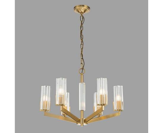 Подвесная люстра Belfast Malone 6035-6 BR CL, изображение 7