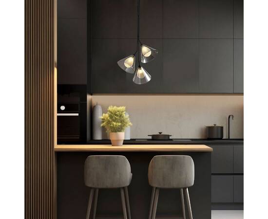 Подвесной светильник Eurosvet Enigma 70161/3 черный a069050, изображение 5