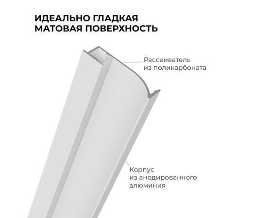 Алюминиевый профиль (комплект) Apeyron 08-66-Б, изображение 2