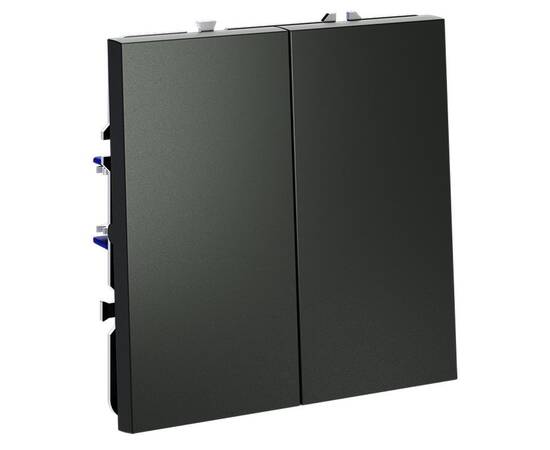 Выключатель с самовозвратом двухклавишный Voltum S70 VLS020606, изображение 5