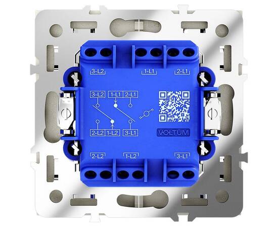 Проходной переключатель двухклавишный Voltum S70 VLS020304, изображение 5