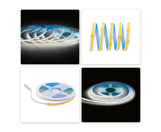 Светодиодная лента Apeyron 24В COB 12Вт/м 4000К 5м IP20 00-382, изображение 8