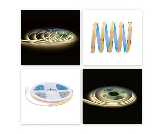 Светодиодная лента Apeyron 24В COB 10Вт/м 3000К 5м IP20 00-393, изображение 8