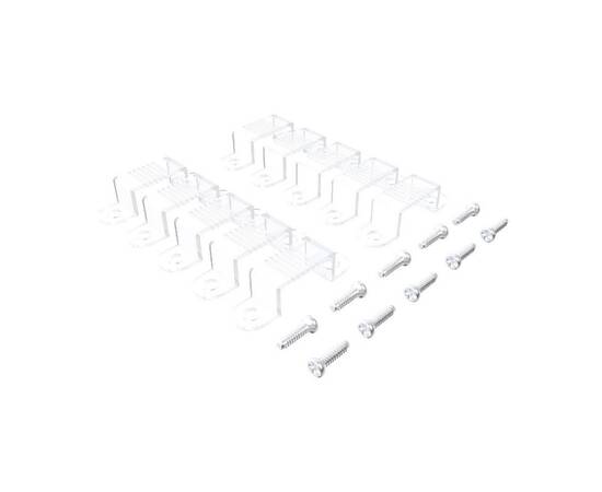 Комплект пластиковых держателей Apeyron для 8мм неона мини/двустороннего для бокового крепления 09-4