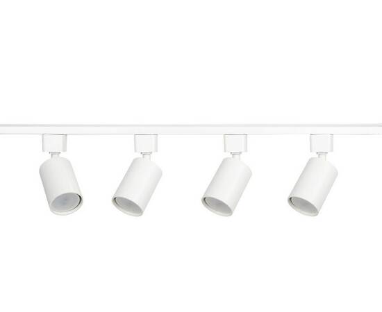 Трековый однофазный светильник (4 шт.) Эра TR70-SET4-GU10-WH Б0063933, изображение 5
