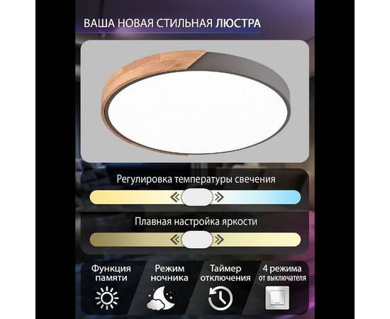 Потолочный светильник Natali Kovaltseva Scandinavian LED LAMPS 81183, изображение 5