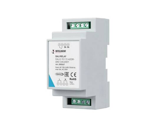 Релейный модуль Arlight DALI2-701-72-ADDR-DRO-DIN Grey (230V, 1x16A) 050547