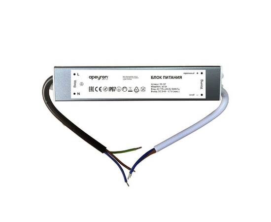Блок питания Apeyron 40Вт DC24В 1.7А IP67 03-167