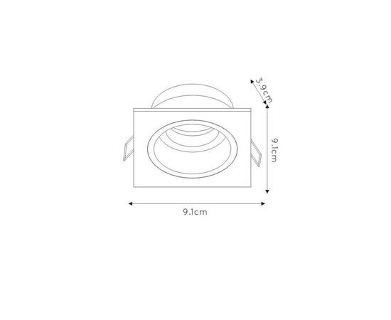Встраиваемый светильник Lucide Embed 22959/01/30, изображение 2