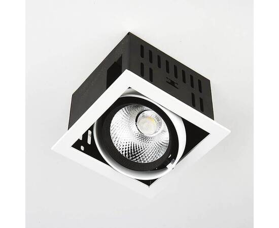 Встраиваемый светодиодный светильник Ambrella light Cardano T811 BK/CH 12W 4200K, изображение 2