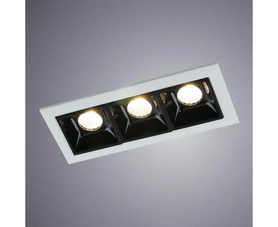 Встраиваемый светодиодный светильник Arte Lamp Grill A3153PL-3BK, изображение 2
