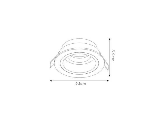 Встраиваемый светильник Lucide Embed 22958/01/30, изображение 2