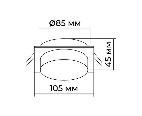 Точечный светильник Apeyron 16-106, изображение 6