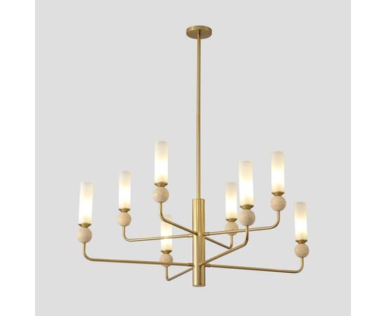 Люстра на штанге Crystal Lux SIMPLY SP8 BRASS