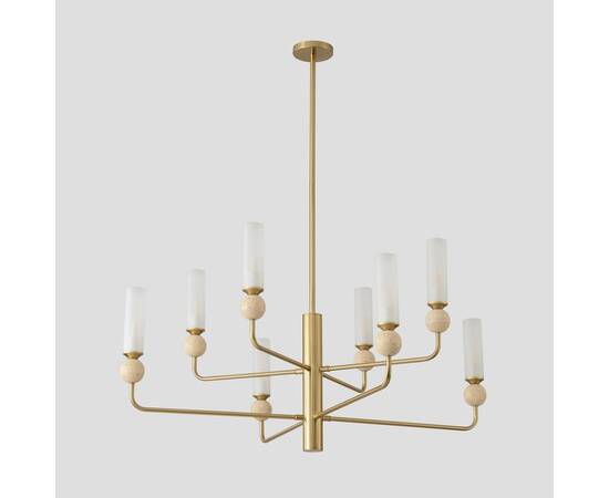 Люстра на штанге Crystal Lux SIMPLY SP8 BRASS, изображение 2