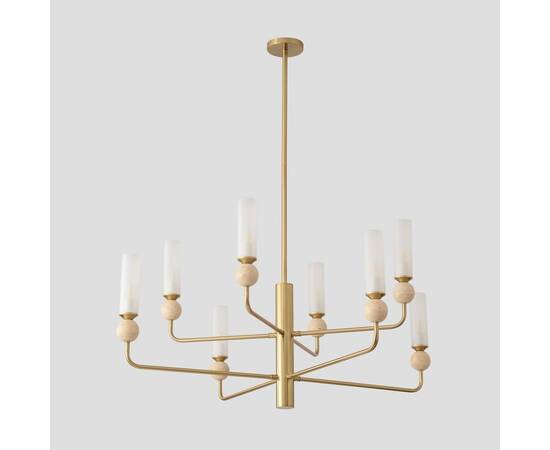 Люстра на штанге Crystal Lux SIMPLY SP8 BRASS, изображение 4