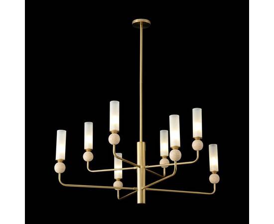 Люстра на штанге Crystal Lux SIMPLY SP8 BRASS, изображение 5