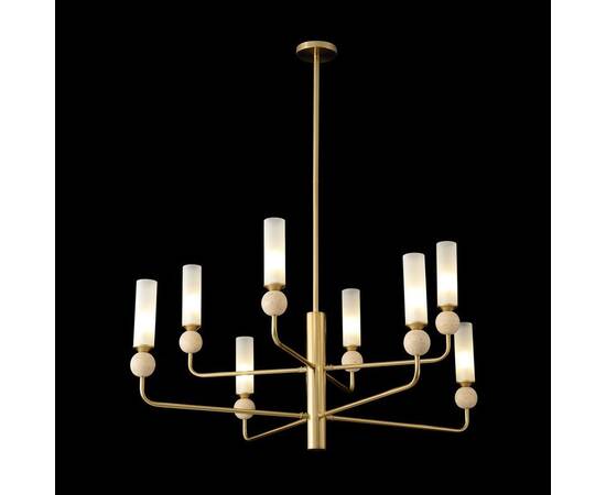 Люстра на штанге Crystal Lux SIMPLY SP8 BRASS, изображение 7