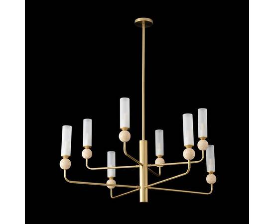 Люстра на штанге Crystal Lux SIMPLY SP8 BRASS, изображение 8