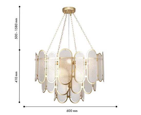 Подвесная люстра Favourite Laura 4730-9P, изображение 2