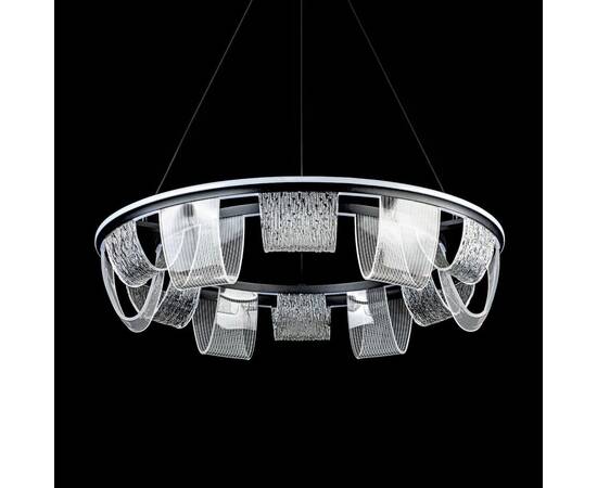 Подвесная люстра LED4U L7706-800 BK