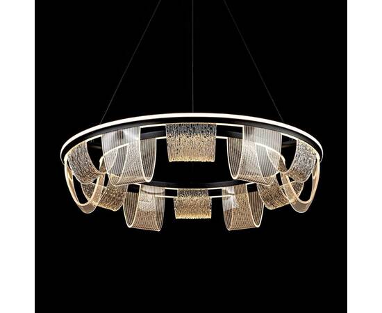 Подвесная люстра LED4U L7706-800 BK, изображение 2