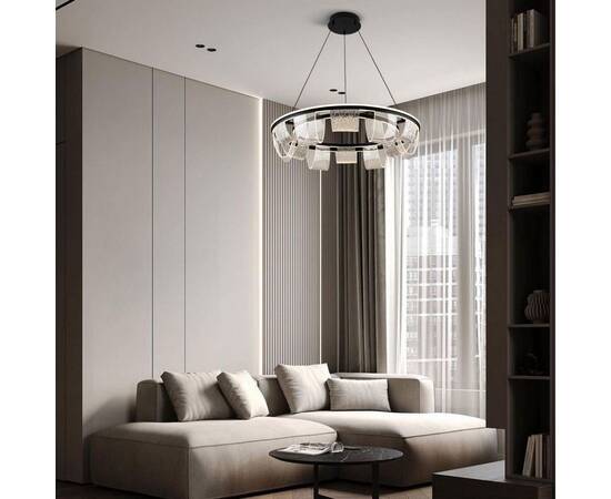 Подвесная люстра LED4U L7706-800 BK, изображение 5