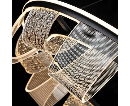 Подвесная люстра LED4U L7706-800 BK, изображение 7