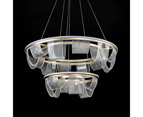 Подвесная люстра LED4U L7706-800-460 GD, изображение 3