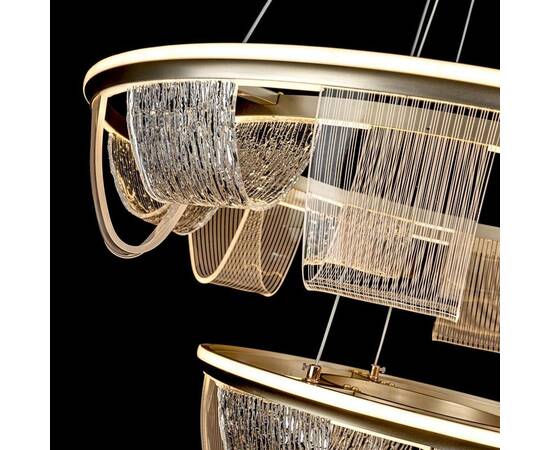 Подвесная люстра LED4U L7706-800-460 GD, изображение 5