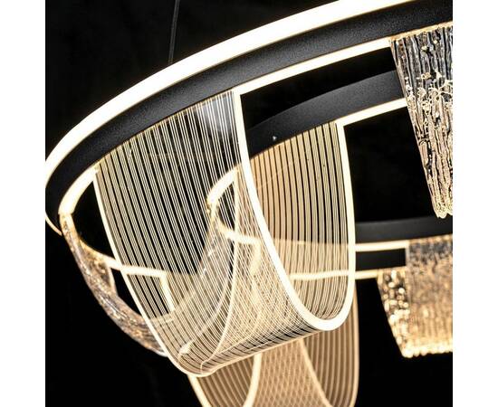 Подвесная люстра LED4U L7706-630 BK, изображение 5