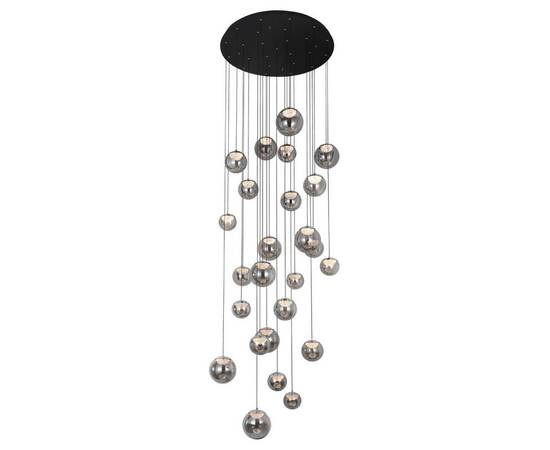 Каскадная люстра Modelux ML.2338.25 BK-CR