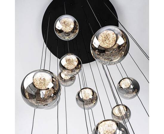 Каскадная люстра Modelux ML.2338.25 BK-CR, изображение 2