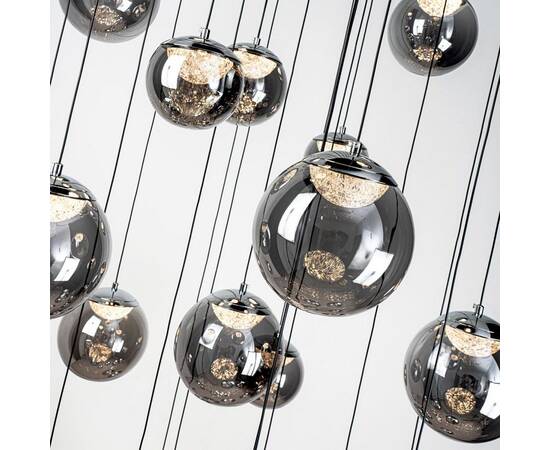 Каскадная люстра Modelux ML.2338.25 BK-CR, изображение 3