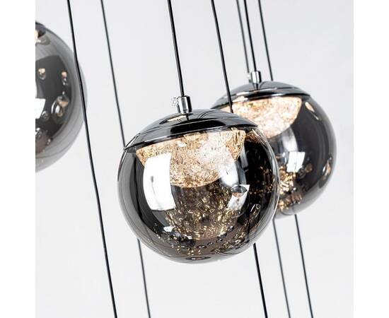 Каскадная люстра Modelux ML.2338.25 BK-CR, изображение 4